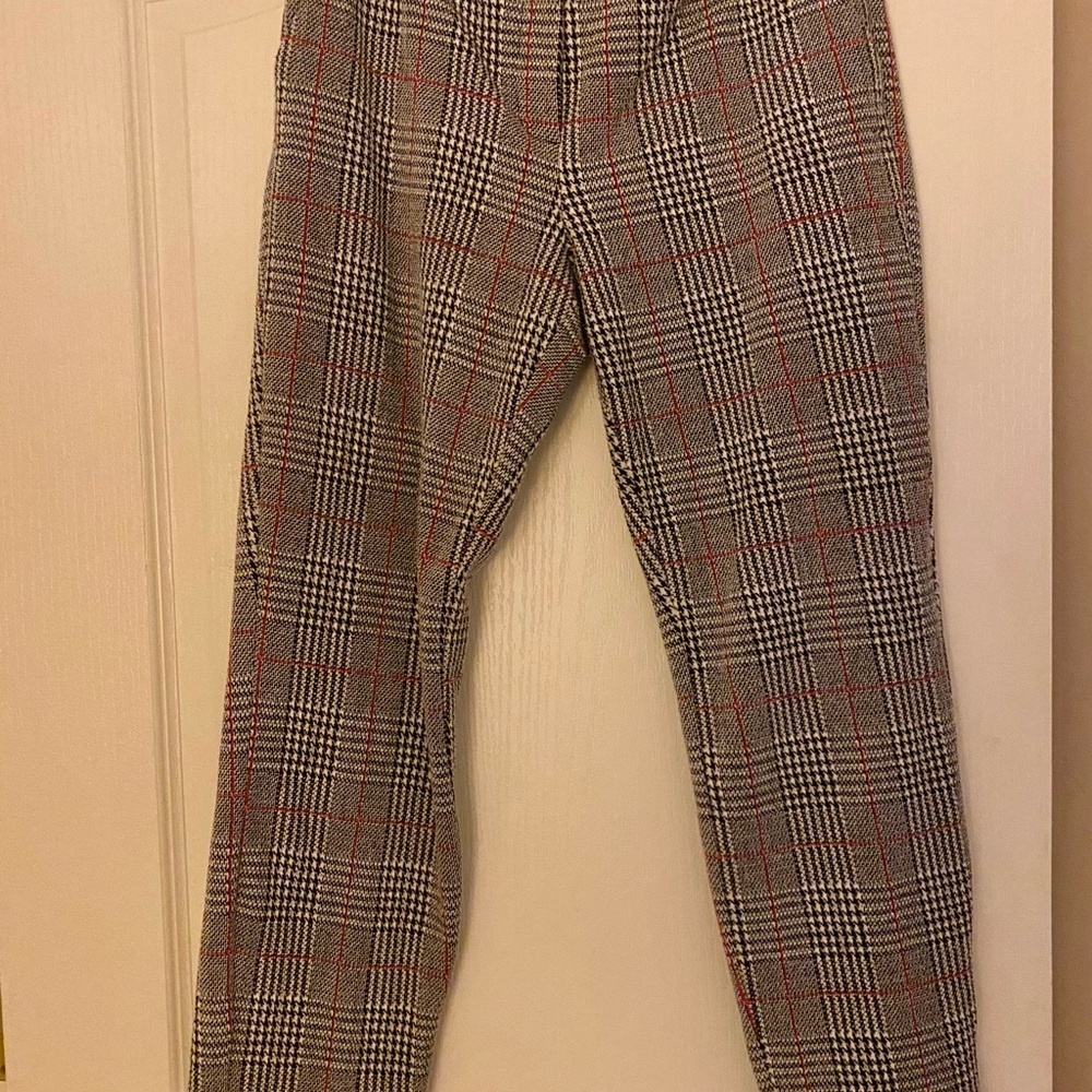 Express Black and White Skinny Pants